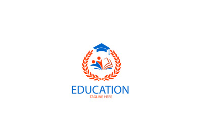 Bildung &amp;amp; Bildungspower-Logo-Design 3
