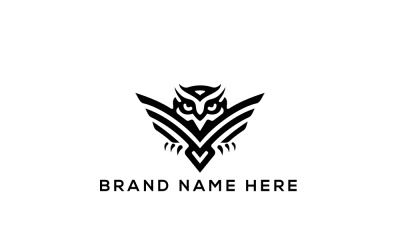 Minimalistische Adler-Logo-Design-Vorlage