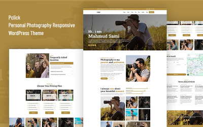 Pclick - Osobisty motyw WordPress do fotografii