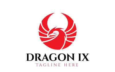 Dragon Ix Logo Design Template