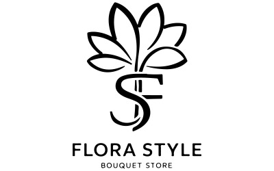En logotypdesign för Flora Style