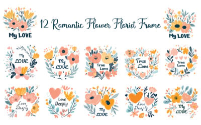 12 Romantico Cornice Fiorista