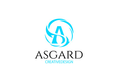 Letter A &amp;amp; Asgard Logo Design 2