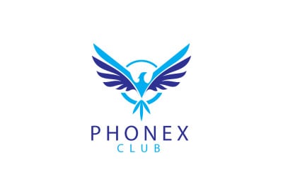 Phonex Club Logo Design Template 2