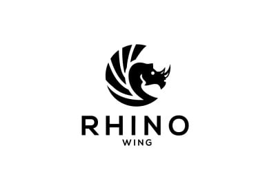 Rhino Logo Design Template 4