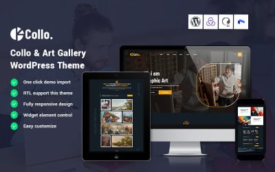 Collo – WordPress-Theme für Kunstgalerien