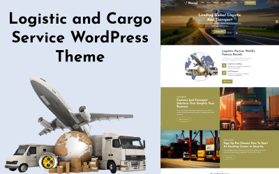 Hanui - Logistic and Cargo Service WordPress-tema