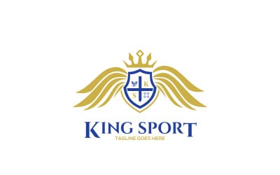 King Sport Logo Design Template