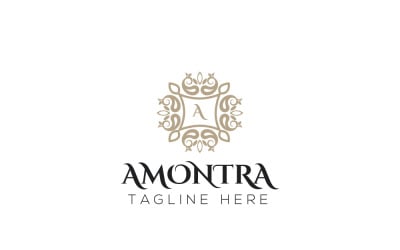 Amontra Logo &amp;amp; Boutique Logo Design Template