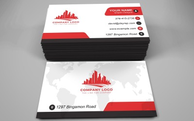Business Card Template - E-card Template with Customizable Designs - 585