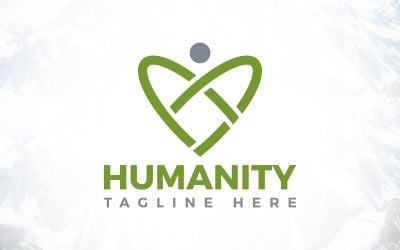 Design de logotipo da Creative Heart Humanity