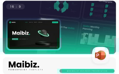 Maibiz – Minimalist Business PowerPoint Template