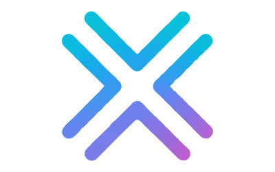 Minimalista logó az Innovate X számára