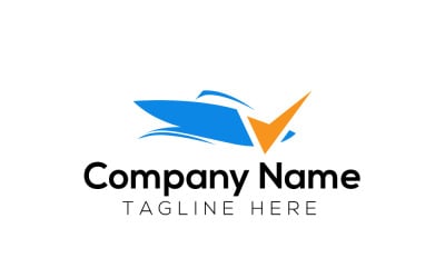 Boat Check Logo Design Template 3