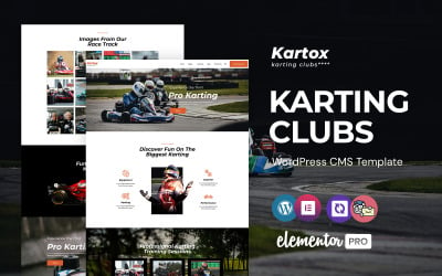 Kartox - Kartingklubbar WordPress Elementor-tema