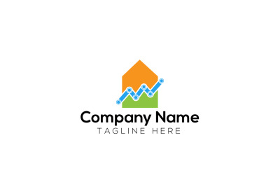 Modello di progettazione del logo Stock House