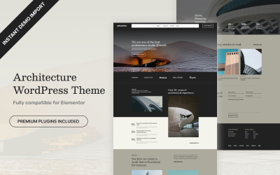 Architez - Архитектурная тема WordPress