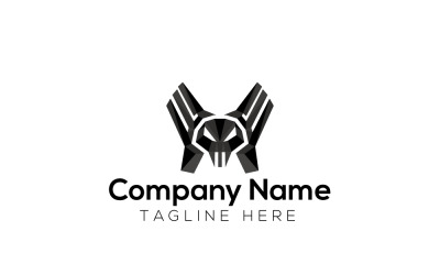 Dark Game Logo Design Template 4