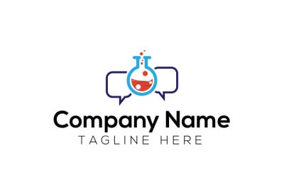 Lab Talk Logo Design Template