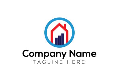 Modello di progettazione del logo di marketing della casa 3