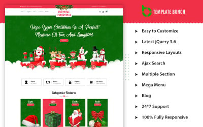 Surprise Christmas - responsywny motyw Shopify dla eCommerce