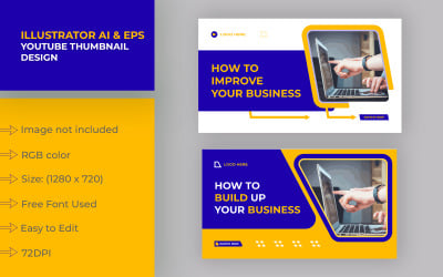 YouTube thumbnail design template 10