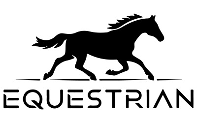 Logo design a mythic horse illustration