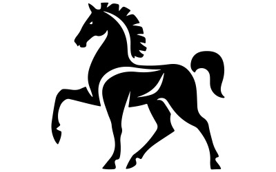 Logo design a mythic horse