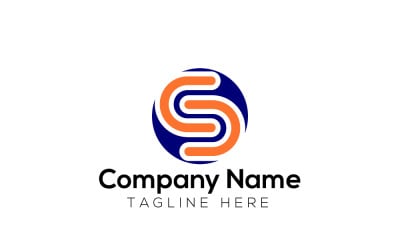 Plantilla de diseño de logotipo de Sight Media con letra S 2