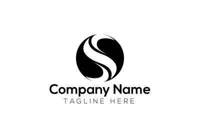 S Letter Logo Sight Media Logo Design Template