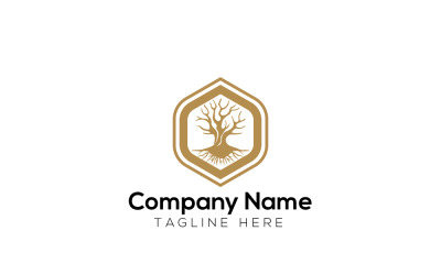 Baum-Logo-Design-Vorlage 6