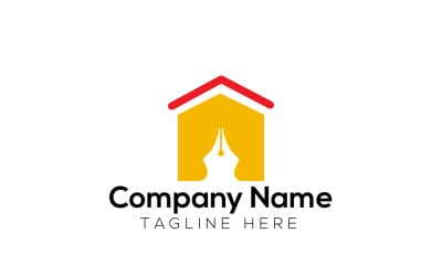 Design Point House Logo Design Template
