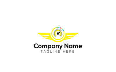 Modello di progettazione del logo Auto Wing