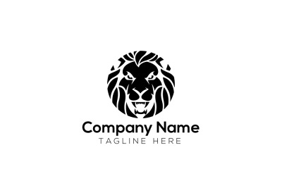 Modello di progettazione del logo del leone 6