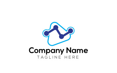 Modello di progettazione del logo di marketing di gioco 3