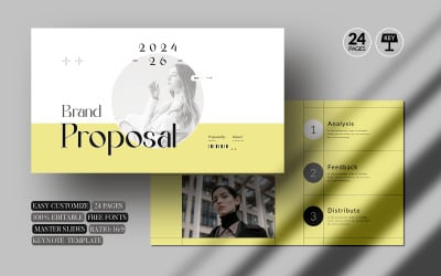 Brand Proposal Keynote (24 Pages)