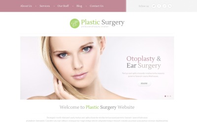 Motyw WordPress dotyczący chirurgii plastycznej