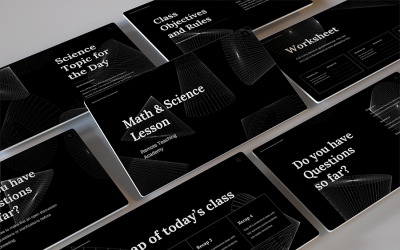 BrightMind - Science Education PowerPoint-mallar
