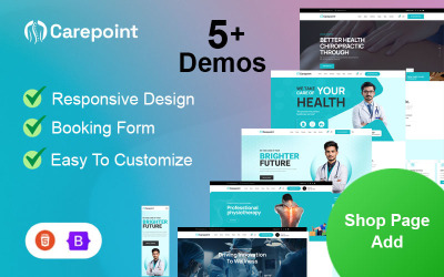 Carepoint – HTML5-шаблон спа-хіропрактики та фізіотерапії