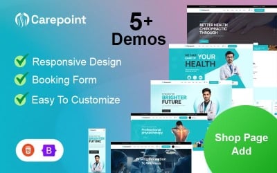 Carepoint - Modello HTML5 per chiropratica e fisioterapia spa