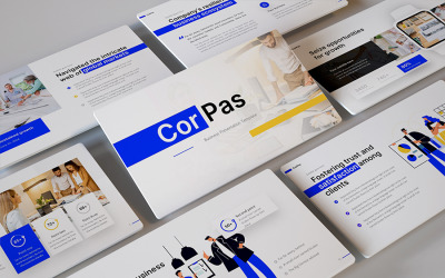 Corpas - бізнес шаблон PowerPoint