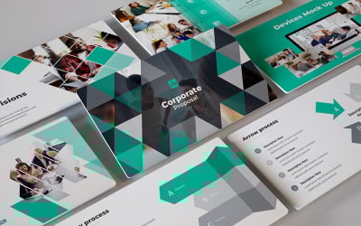 Dierra - Business Report PowerPoint Template