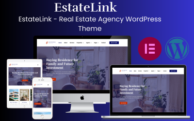 EstateLink - Emlak Ajansı WordPress Teması