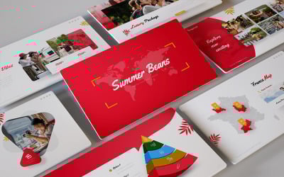 Fagioli - Modello di PowerPoint per i viaggi