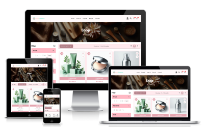 PureEssence – React e-kereskedelmi sablon