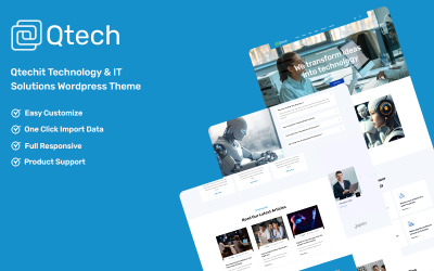 qtechit – тема WordPress для технологій та ІТ-рішень