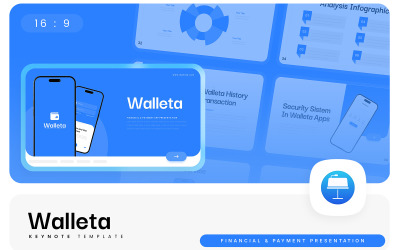Walleta – Financial &amp;amp; Payment Keynote Template