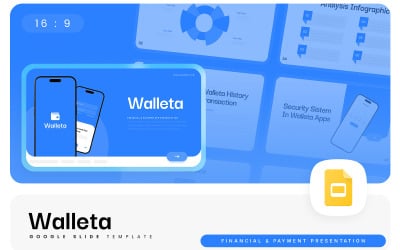 Walleta – Finansal ve Ödeme Google Slayt Şablonu