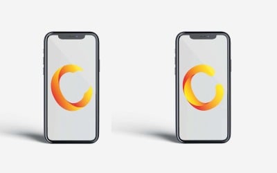 Design creativo e minimalista del logo C