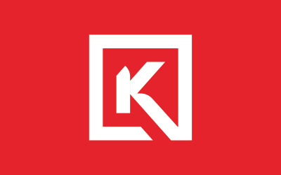 Letter k logo vector template, Creative K Letter initial logo design V12